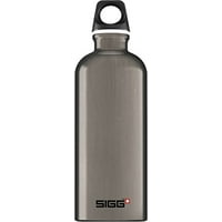 SIGG 0.6 Ltr Water Drink Bottle /& Sleeve Light Aluminium Outdoor Sport Cycling